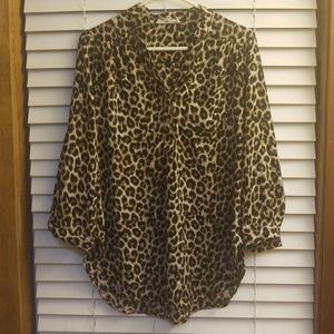 Cheetah print top